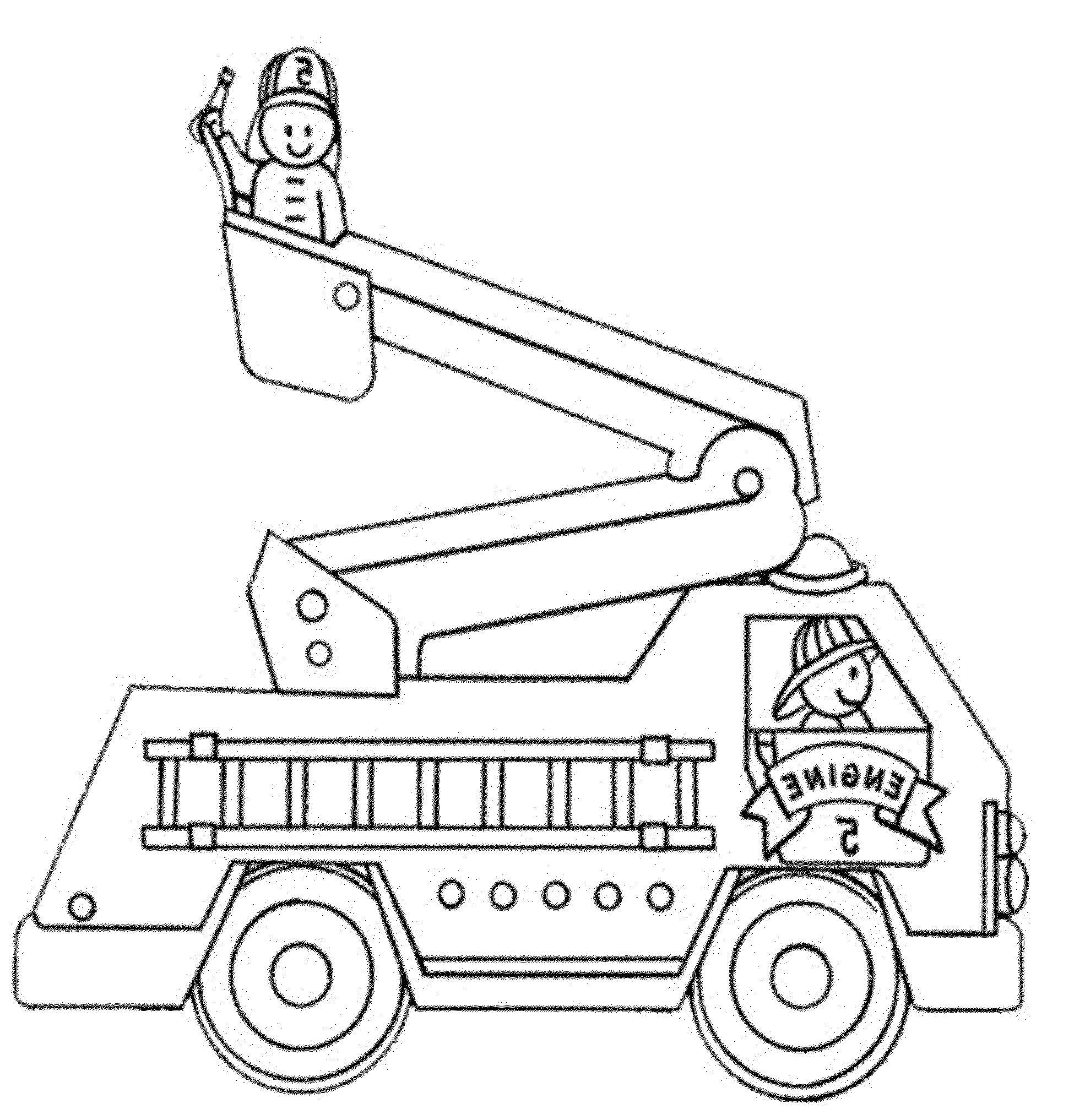 1970x2034 Drawing Firetruck Fire Truck Coloring Pages - Fire Truck Drawing Pictures