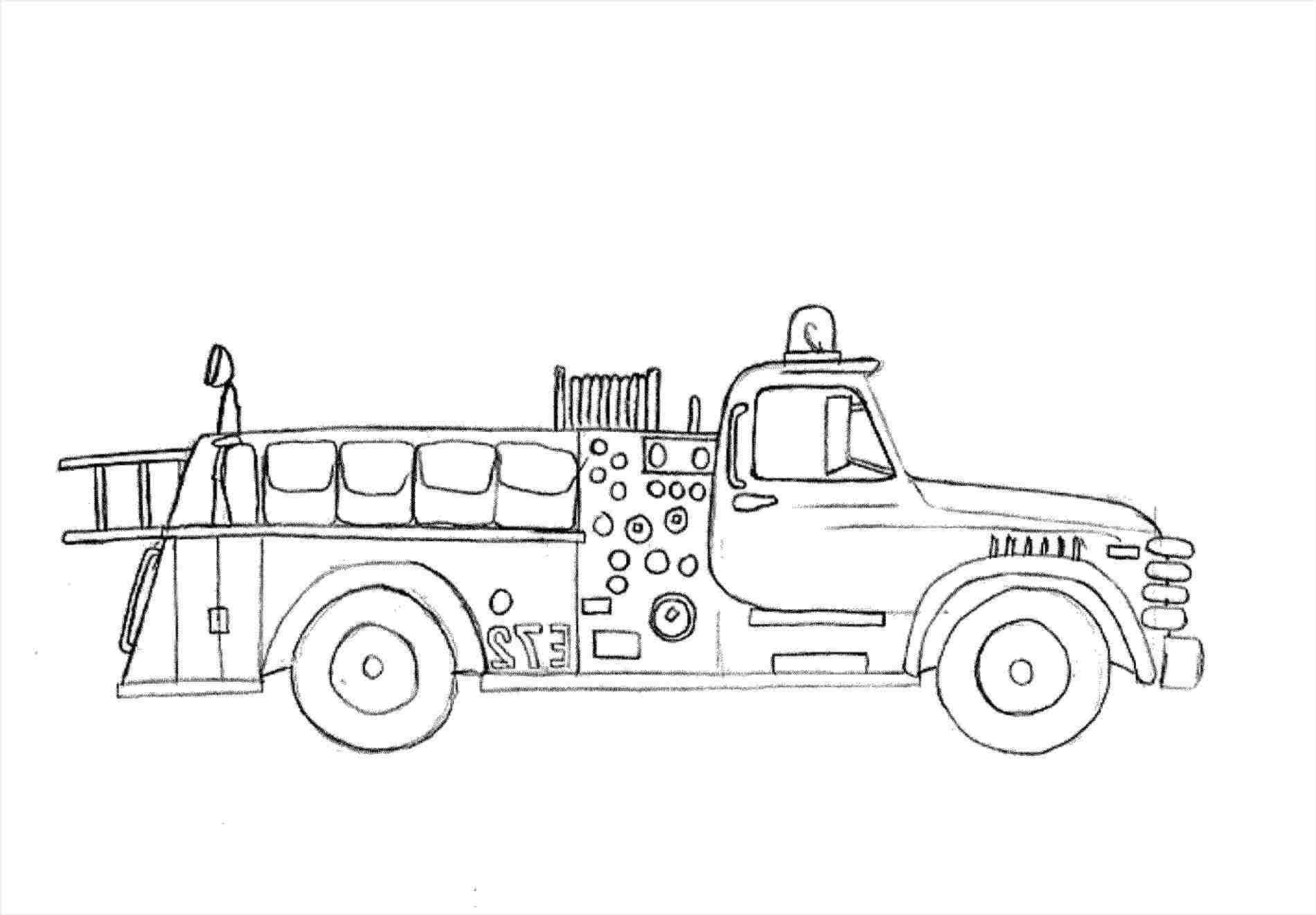 12+ Drawing Fire Trucks Image - Draw Collect
