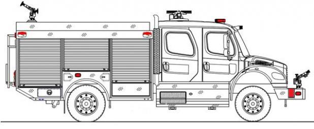 618x254 Hvfd To Purchase New Fire Engine Thanks To Mill Levy Increase - Fire Truck Drawing Pictures