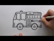 220x165 How To Draw World Step - Fire Truck Drawing Pictures