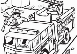 300x210 Airport Fire Truck Coloring - Fire Truck Line Drawing