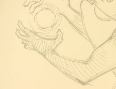 390x301 Comic Book Video Tutorials How To Draw A Fireball Power Up - Fireball Drawing