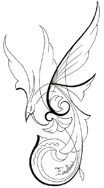 342x620  - Firebird Drawing