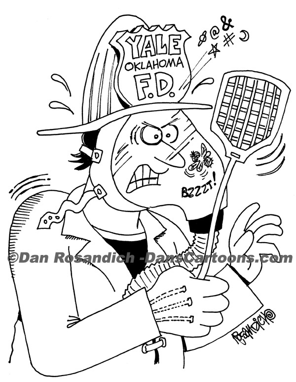 600x773 Firefighter Cartoon - Firefighter Cartoon Drawing