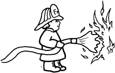 465x295 Firemen Drawing Technical For Free Download - Firefighter Cartoon Drawing