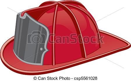 450x280 Vector - Firefighter Helmet Drawing