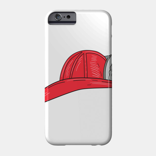 630x630 Vintage Fireman Firefighter Helmet Drawing - Firefighter Helmet Drawing