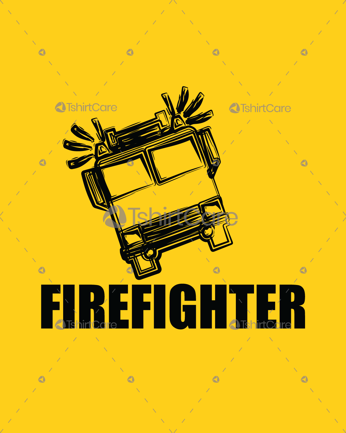 1200x1500 firefighter truck t shirt design custom fire fighter shirt design - Firefighter Truck Drawing