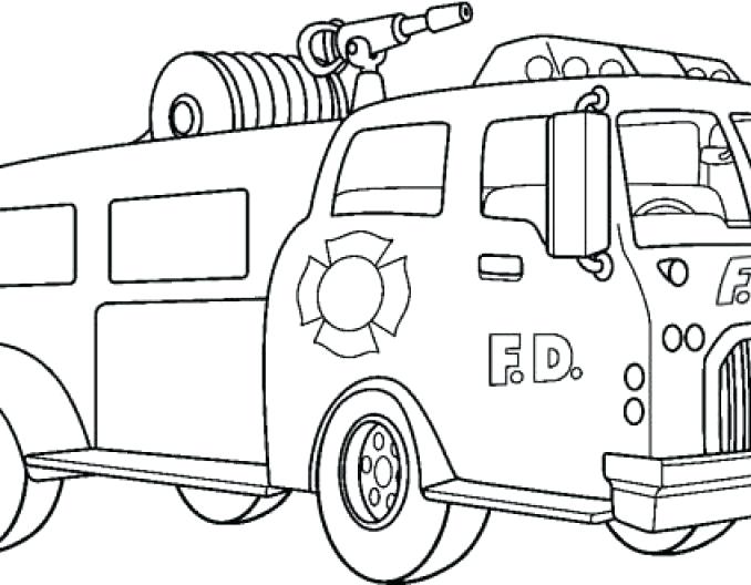 Firefighter Truck Drawing at Explore collection of