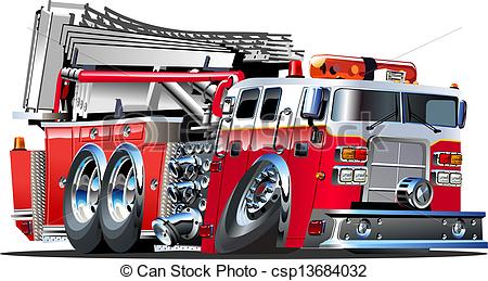 450x259 Vector Cartoon Fire Truck Lowroder Available Vector Format - Firefighter Truck Drawing
