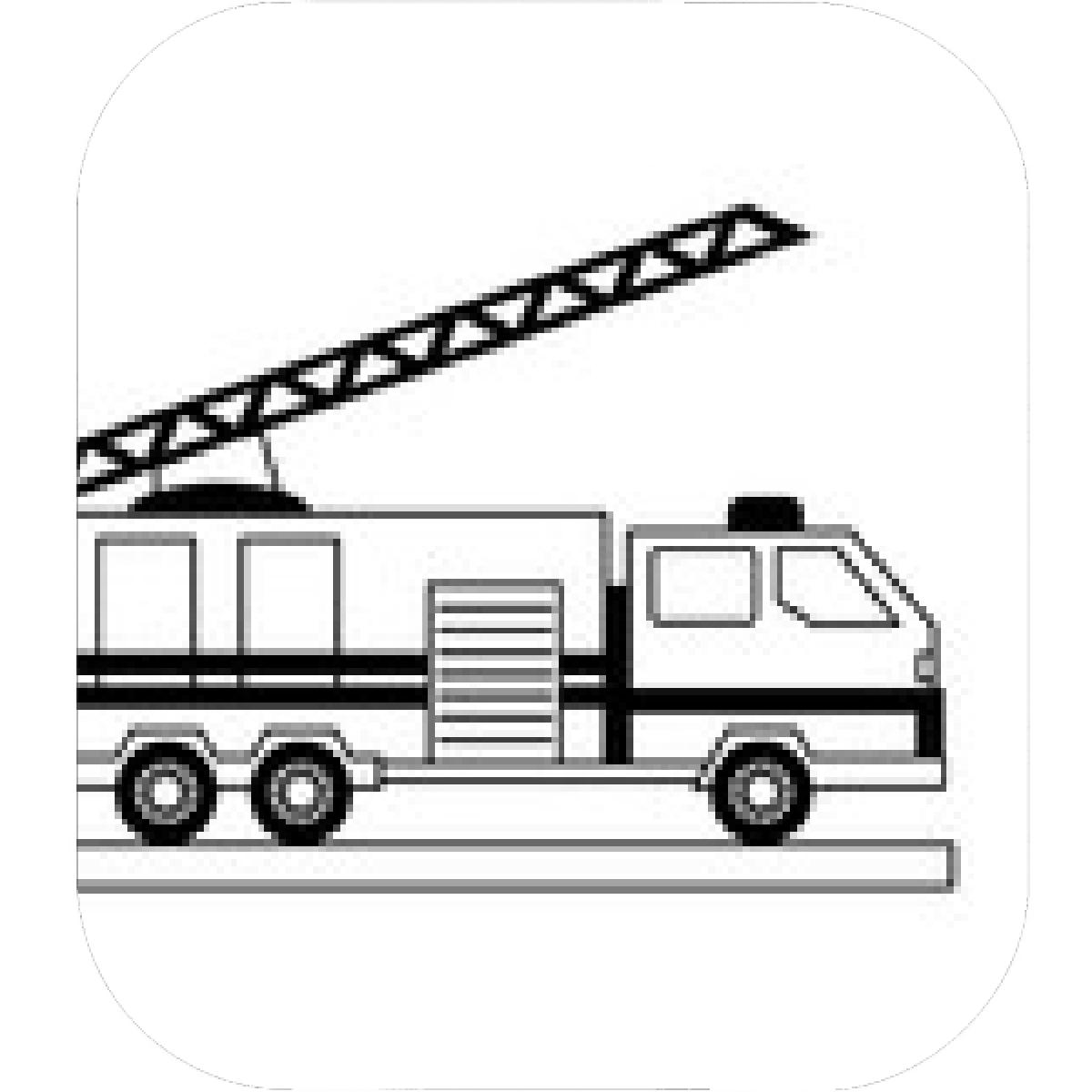 1200x1200 Designs Mein Mousepad Design Mousepad Selbst Designen - Firefighter Truck Drawing