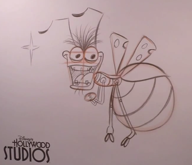 650x558 Learn To Draw Ray The Firefly - Firefly Drawing