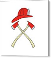 163x186 fireman helmet crossed fire axe drawing poster - Fireman Drawing