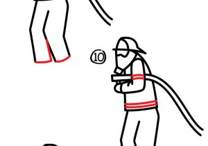 300x210 how to draw a fireman with how to draw a firefighter art for kids - Fireman Drawing