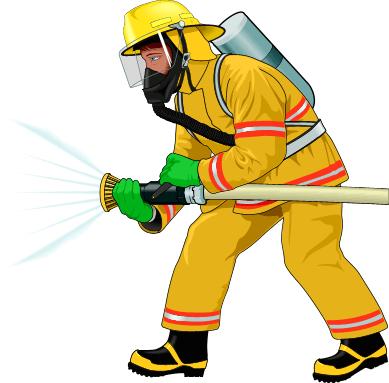 389x383 how to draw a fireman step - Fireman Drawing