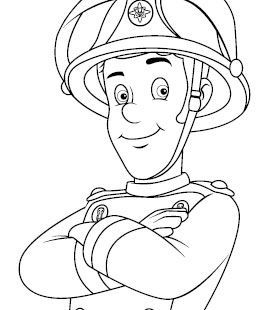 275x310 drawing fireman sam elvis - Fireman Drawing