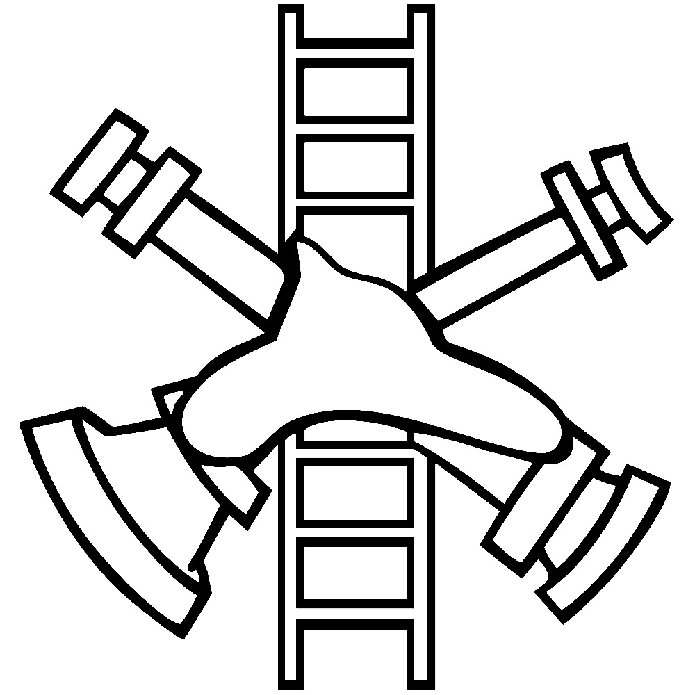 1000x1000 Firefighter - Fireman Hat Drawing