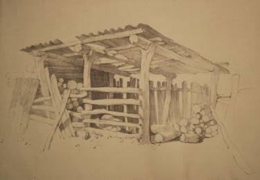 375x260 Firewood Drawing - Firewood Drawing
