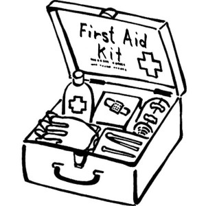 300x300 first aid kit coloring pages free great free clipart, silhouette - First Aid Kit Drawing