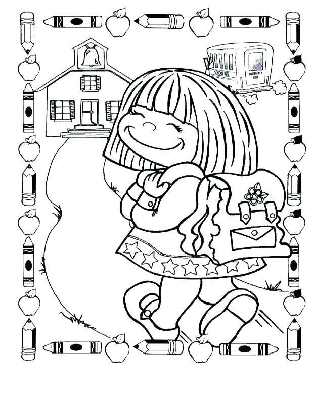 619x800 fresh first day of school coloring pages coloring page - First Day Of School Drawing