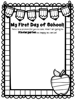 263x350 my first day of school drawing first day of school first day - First Day Of School Drawing