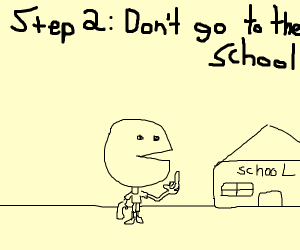 300x250 step first day of school drawing - First Day Of School Drawing