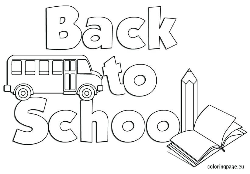 822x575 back to school coloring sheets fresh free printable first day - First Day Of School Drawing