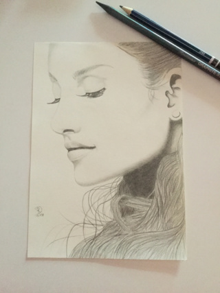 320x427 First Drawing Of Ariana Grande! And I Changed My - First Drawing