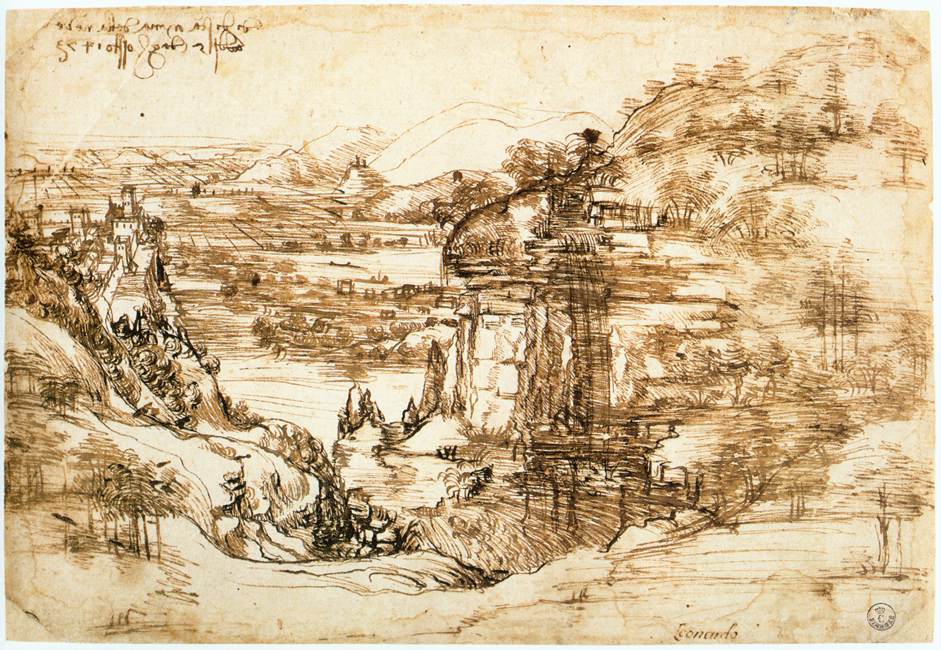 941x650 Leonardo's First Drawing Returns To His Hometown Artnet News - First Drawing