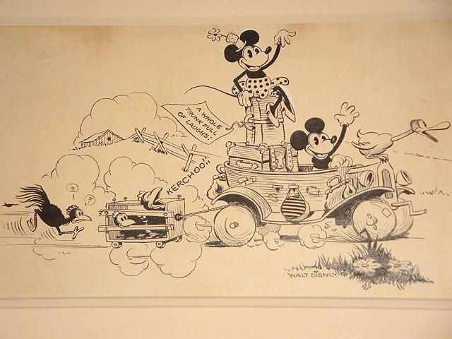 640x480 Ink On Paper Publicity Drawing For A Mickey Mouse Cartoon - First Mickey Mouse Drawing