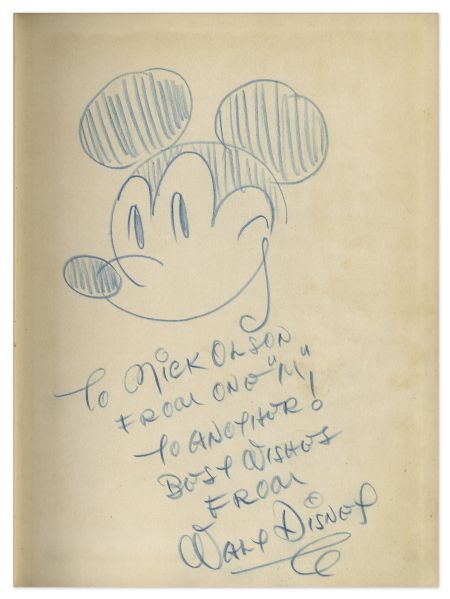 450x599 Lot Detail - First Mickey Mouse Drawing