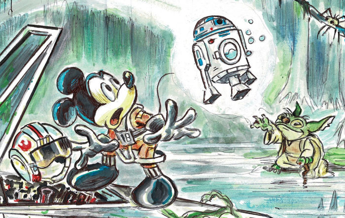 700x442 Mickey Mouse Inspired - First Mickey Mouse Drawing