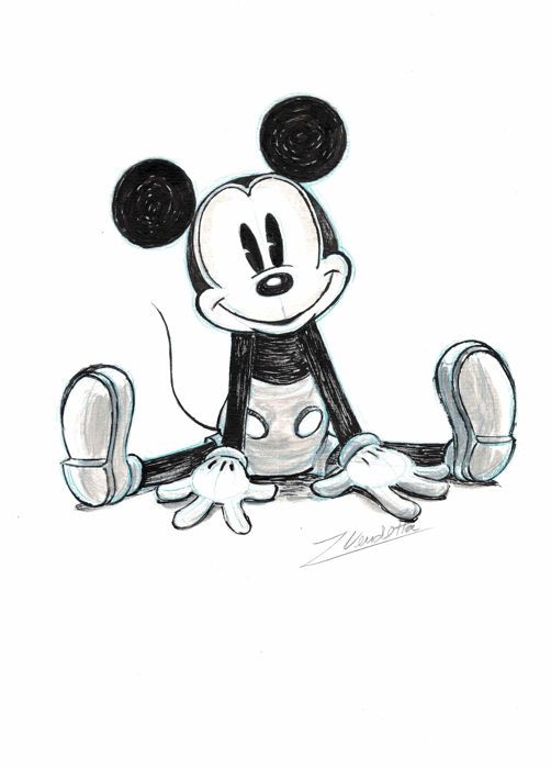 502x700 Vendetta, Z - First Mickey Mouse Drawing