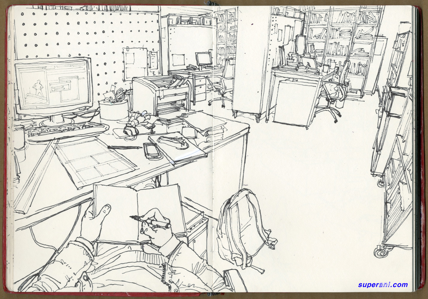 1431x1000 Gi's Perspective - First Person Perspective Drawing