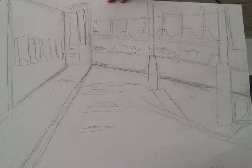 831x554 Unit Two Perspective - First Person Perspective Drawing