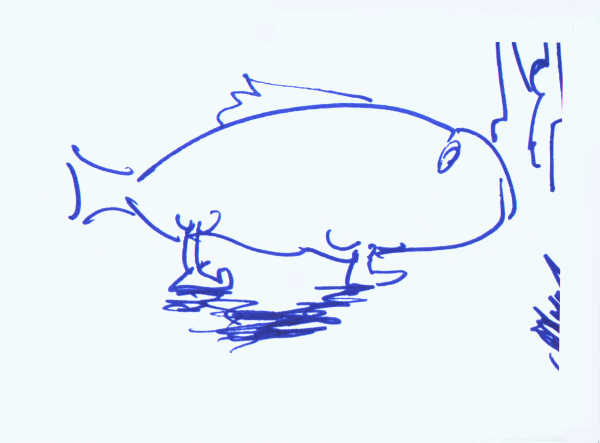 1200x887 Fish Or Chips Drawing - Fish And Chips Drawing