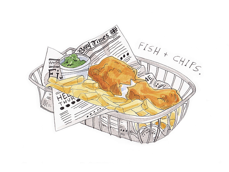 Featured image of post Drawing Fish And Chips Clipart
