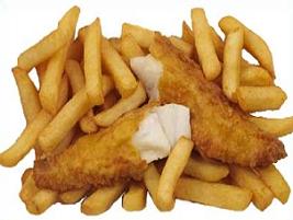 267x201 Fish And Chip Shop Clipart Great Free Clipart, Silhouette - Fish And Chips Drawing