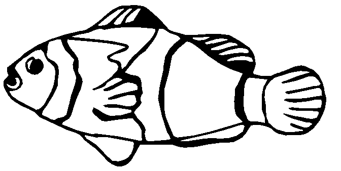 672x338 Aquarium Clipart Black And White Collection - Fish Black And White Drawing