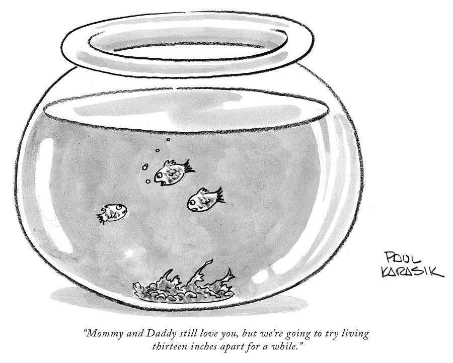 900x722 fishbowl mommy and daddy still love you drawing - Fish Bowl Drawing