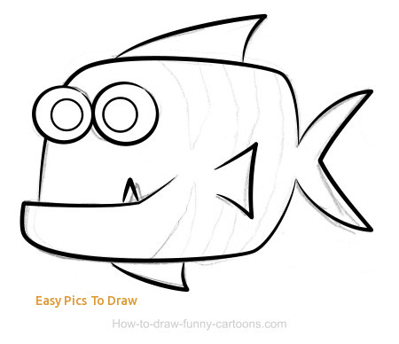 450x388 Easy Pics To Draw Easy Fish Drawings - Fish Drawing Easy