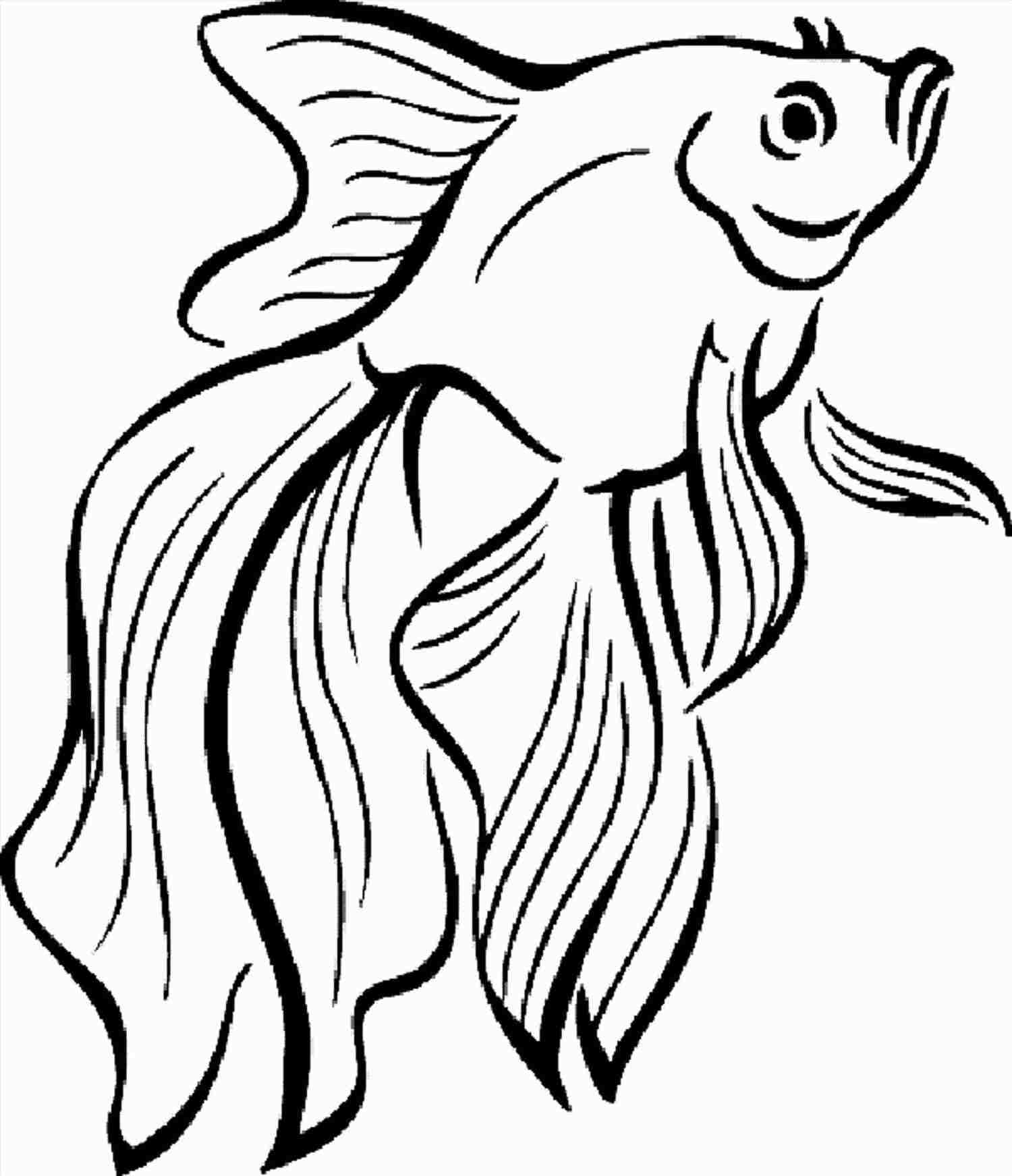 1500x1743 Modest Easy Fish Drawings Cool Gallery Ideas - Fish Drawing Easy