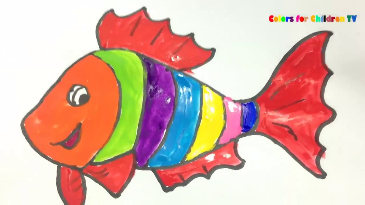 1280x720 Attractive Fish Pictures For Kids Innovative C - Fish Drawing For Kids