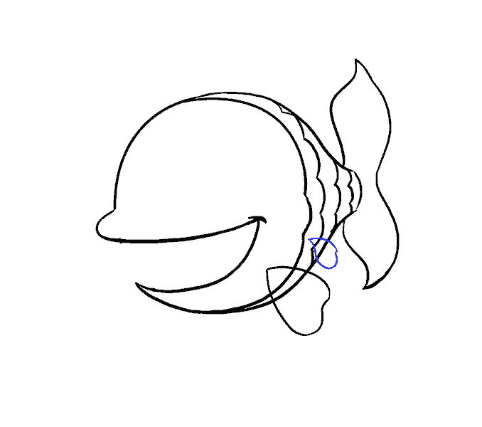 678x600 How To Draw A Cartoon Fish In A Few Easy Steps Easy Drawing Guides - Fish Drawing Images