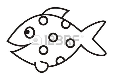 450x318 Outline Picture Of Fish Free Outline Drawing Ideas - Fish Drawing Outline