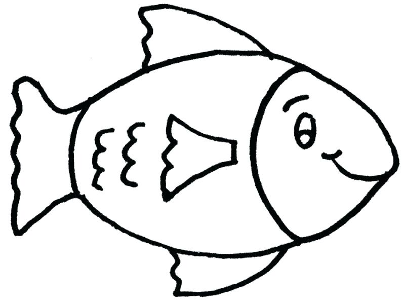 Fish Drawing Simple at PaintingValley.com | Explore collection of Fish ...