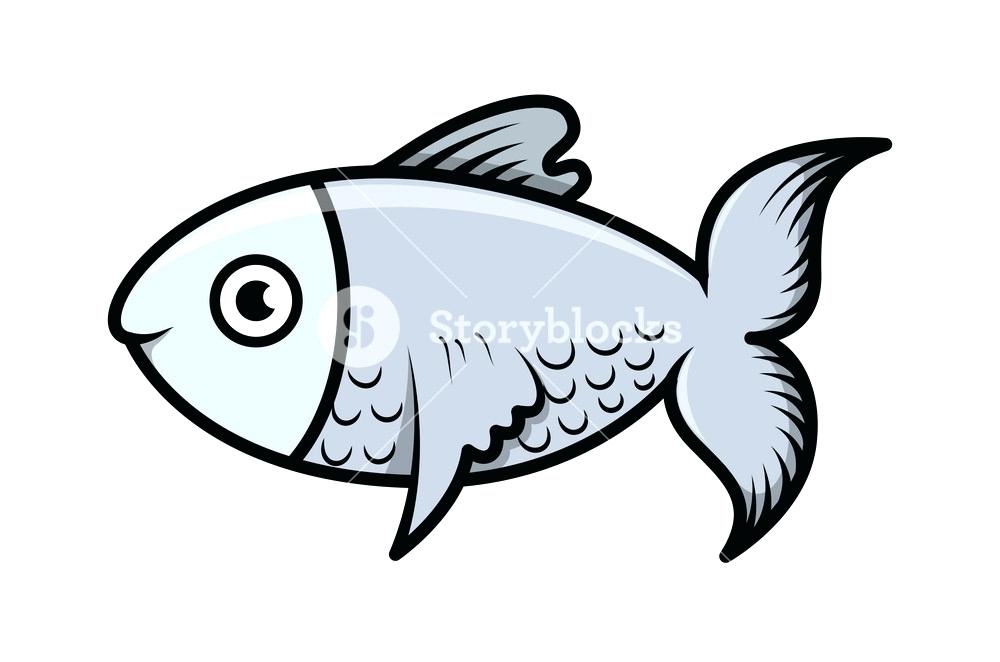1000x662 Simple Fish Drawing Simple Cartoon Fish Illustration Royalty Free - Fish Drawing Simple
