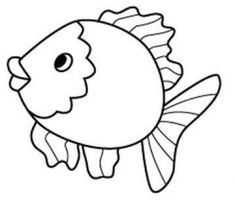 236x200 Large Fish Template Free Coloring Pages, Free Printable Coloring - Fish Drawing Template