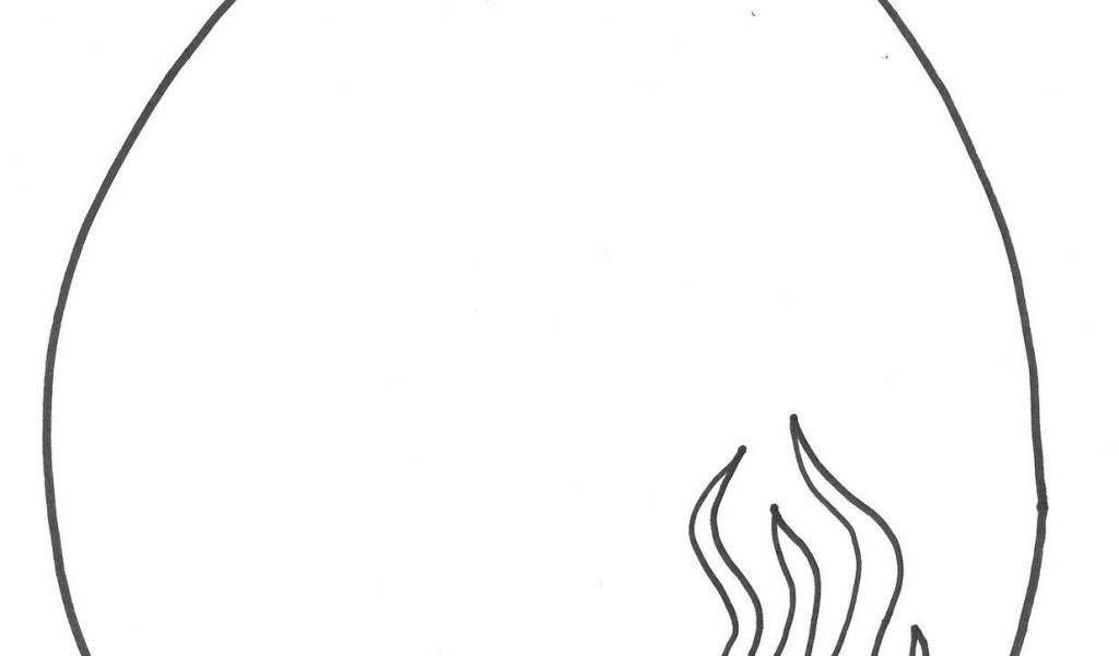 1024x600 Fish Bowl And Fish Coloring - Fish Drawing Template