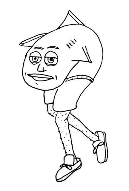 432x639 Crab Legs - Fish Head Drawing